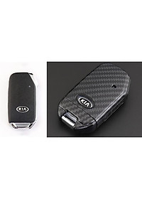 Ốp chìa khóa ô tô Kia Cerato 2019-2021, Vân CacBon Cao Cấp