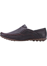 Giày Nam Đan Viền Huy Hoàng HT7122 - Nâu