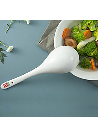 Combo 2 chiếc muôi múc canh cán cong sứ Long Phương