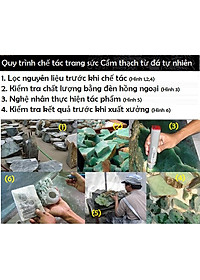 Nhẫn ngọc càn long, đeo ngón tay cái, chất liệu ngọc thiên nhiên, thấu quang, chiếc nhẫn dành cho người thủ lĩnh, kèm bản Photo giấy kiểm định của SJC