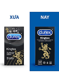 Bộ 2 hộp bao cao su Durex Kingtex 12s (hộp 12 bao) 