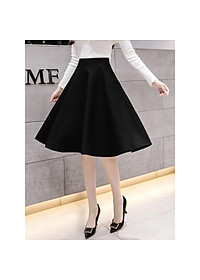 (Big size) Chân váy xòe dài có túi