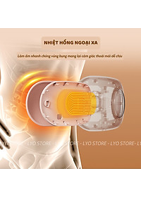 Máy Massage Làm Ấm Bụng, Đai Đeo Giảm Đau Bụng Kinh Nguyệt, Làm Ấm Tử Cung Cho Phụ Nữ Đến Kì