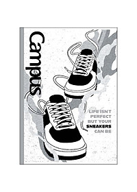 Vở Sneaker B5 Kẻ Ngang 80 Trang ĐL 70g/m2 - Campus NB-BSNK80 (Mẫu Sản Phẩm Giao Ngẫu Nhiên)