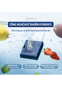 Máy Khử Khuẩn Thực Phẩm Morphy Richards MR2061 Khử Trùng Rau Củ Quả, Thịt Cá Hải Sản, Sục Ozone Rửa Thực Phẩm 2 in 1, Hàng Chính Hãng