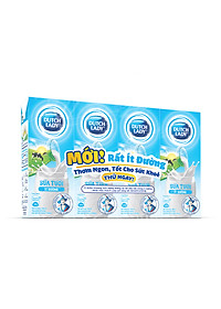 Thùng 48 Hộp Sữa Tươi Tiệt Trùng Dutch Lady Cô Gái Hà Lan ít đường 180ml
