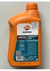 Nhớt xe tay ga cao cấp Repsol Scooter SynThetic 10W40 MB 800ml - Nhập Tây Ban Nha