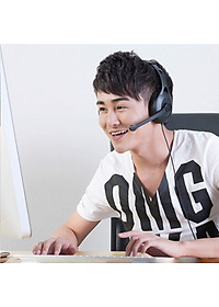 Edifier K800 3.5mm - Tai Nghe Chụp Tai Kèm Micro Chống Ồn Cho Học Trực Tuyến, Tổng Đài Viên, Game Thủ - Hàng Chính Hãng