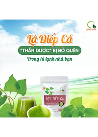 Bột Diếp Cá Sấy Lạnh Nguyên Chất Gói 100gr - Giảm mở, giảm cân, kháng viêm, hỗ trợ trĩ, táo bón