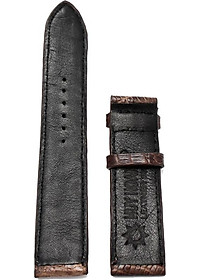 Dây Đồng Hồ Da Đà Điểu Huy Hoàng HT8402 - Nâu Đất