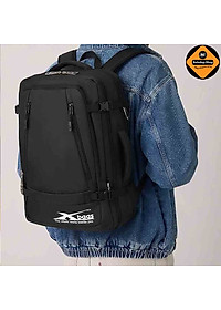 Balo Laptop Size Lớn Xbags Leader Cao Cấp Màu Đen, Đựng Được Laptop 17 Inch, Thiết Kế Mở 180 Độ, Nhiều Ngăn, Chống Nước, Chống Sốc, Phù Hợp Đi Làm Du Lịch!