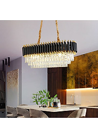 Đèn thả mâm MONA pha lê phong cách hiện đại trang trí nhà cửa sang trọng - (101).