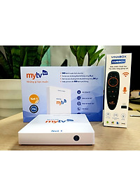Android MyTV Net RAM 2G-2020 Tặng HDplay, Android 7.1.2 điều khiển Giọng nói KM680V- Hàng chính hãng
