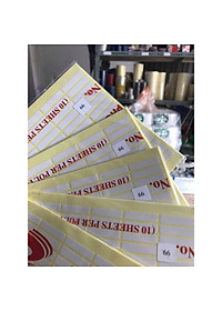 XẤP NHÃN DÁN, GHI CHÚ, GHI TÊN DECAL NO.99