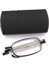 Kính lão gọng xếp màu đen tròng lão 1.5 độ_nam