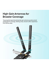 Bộ Chuyển Đổi Card WiFi TP-Link Archer TX20E PCIe Bluetooth WiFi 6 AX1800 - Hàng Chính Hãng