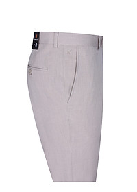 Quần tây nam không ply ống vàng xám ôm Khatoco Q1M578S0-CNVA221-2411-0