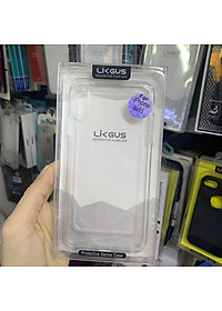 Ốp lưng iPhone Xs Max Likgus trong suôt - Hàng chính hãng