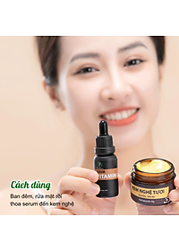 Serum vitamin C trắng da, đánh bay sạm nám Wonmom 20ml