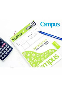 Giấy kiểm tra cấp 2 / Tập kiểm tra kẻ ngang B5 Campus TP-BS70G-25/30