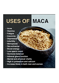 Bột Maca hữu cơ nguyên chất 200g - Dragon Superfoods