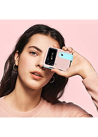 Ốp lưng đai đeo hand trap chống sốc cho Samsung Galaxy Z Flip 3 / Z Flip 4 hiệu HOTCASE Wristband Stand Phone Case - chất liệu cao cấp, thiết kế thời trang sang trọng có đai đeo tay an toàn - Hàng nhập khẩu