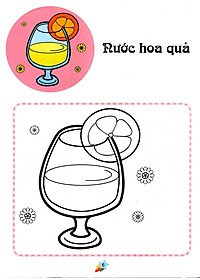 Sách 123 Nào Ta Tô Màu! - Thức Ăn