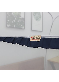 Mùng chụp tự bung Cao Cấp Mộc Miên- Đỉnh Rộng Viền Chân 