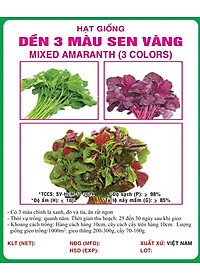 Hạt giống rau Dền 3 màu - Dền tiều VTS162