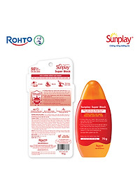 Kem chống nắng Sunplay cực mạnh dạng sữa Sunplay Super Block SPF 81, PA++++ 70g