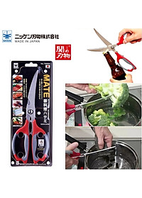 Kéo cắt cao cấp Nikken Mate  25cm lưỡi bằng thép không gỉ dễ dàng cắt gà/ cắt thịt - xuất xứ Nhật Bản