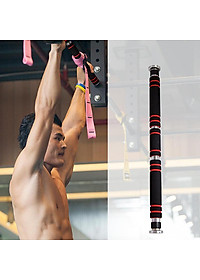 1 Chiếc Xà Đơn Gắn Cửa 2021 Cải Tiến Mút Tay Cầm Dài Dầy 3mm( Màu đỏ Đen)