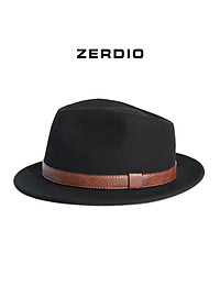 Mũ Phớt Nam Lông Cừu Úc, Nón Fedora Nam Vành Nhỏ Mr Mao Cao Cấp MP041