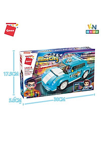 Đồ chơi lắp ráp, xếp hình Qman – Xe đua (nhiều mẫu khác nhau)