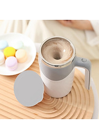 Cốc Khuấy Tự Động Pha Cafe, Sữa, Cốc Khuấy Tự Động 380ml Dùng Pin Lõi Inox 304 Không Rỉ Giữ Nhiệt Tốt - HÀNG CHÍNH HÃNG MINIIN