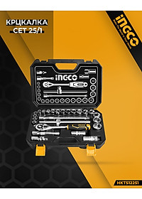 BỘ 25 ĐẦU TUÝP (1/2INCH) INGCO HKTS12251 - HÀNG CHÍNH HÃNG