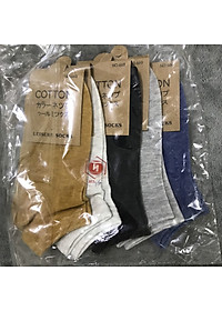 Set 10 đôi Tất cổ ngắn Nam Nữ, Vớ nữ cổ ngắn xuất Nhật