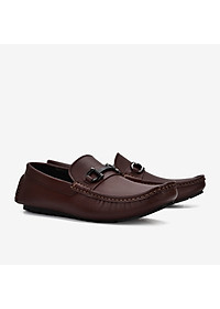Giày lười nam Đông Hải da bò cao cấp mũi giày đính khóa kim loại thanh lịch - G2281