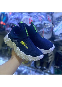 Giày lười bé trai - Giày lưới thể thao êm nhẹ thoáng khí mang mùa hè cho trẻ em học sinh nam tiểu trung học 4 - 12 tuổi GH34