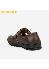 Giày Rọ Nam Da Bò SUNPOLO STA680 (Đen, Nâu)
