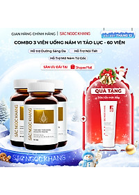 Combo 3 Hộp Sắc Ngọc Khang Vi tảo lục làm mờ sạm nám hiệu quả