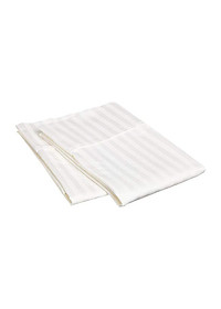Cặp vỏ gối lông vũ Ánh Sao màu trắng sọc satin