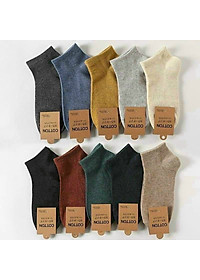 Combo 10 Đôi Tất Nam/Nữ Cổ Ngắn Hàng Loại 1 Co Giãn Tốt,Thấm Hút Mồ Hôi.Khử Mùi ,Kháng Khuẩn