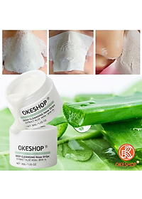 Gel Lột Mụn Nha Đam OKESHOP 30ml - Giải Pháp Loại Bỏ Mụn Đầu Đen - Mụn Cám - Bạ Nhờn - Làm Sạch Sâu Và Thu Nhỏ Lỗ Chân Lông