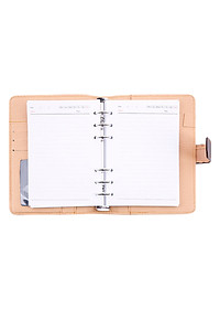 Bóp Sổ 6 Còng Da  Nhỏ  2 Màu (160 Trang) Uyên Loan - Màu Ngẫu Nhiên