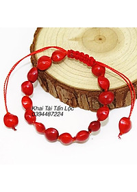 Vòng tay hạt đậu đỏ - Hồng đậu - tình yêu nồng thắm kèm hộp sang trọng