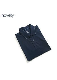 Áo thun nam Polo NOVELTY trơn màu cổ bo 210127N