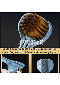 Bàn Chải Đánh Răng 3 Mặt, Bàn Chải Đánh Răng Đa Chiều Làm Sạch Đồng Thời Cả 3 Bề Mặt Của Răng, Lông Mềm Mượt