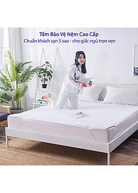 Tấm Bảo Vệ Nệm Chống Thấm Nước Cao Cấp Chuẩn Khách Sạn 5 Sao Tấm Lót Nệm Giường Ngủ Chống Thấm Bảo Vệ Nệm Trải Giường Cao Cấp Tấm Bảo Vệ Nệm Đệm Mỏng Lót Giường Ngủ Chống Thấm Cho Bé