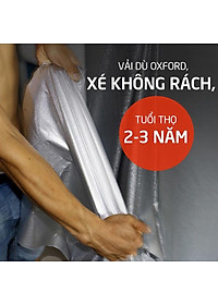 Bạt phủ xe ô tô 3 lớp thông minh, vải dù oxford cao cấp, áo trùm bảo vệ xe 7 chỗ che nắng,nóng,mưa